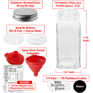 Spice Jar, 8 fluid oz (1 count)