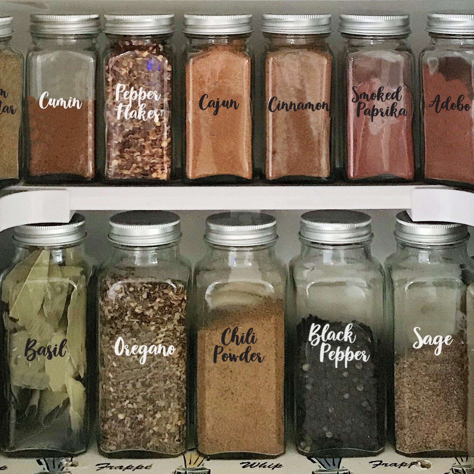Spice Bottle Labels, Spice Jar Labels
