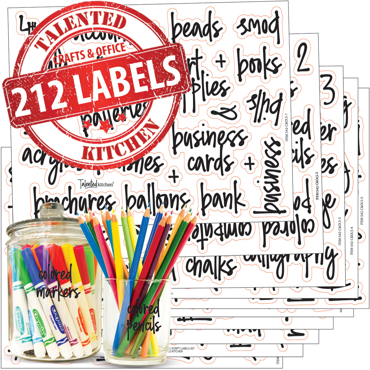Round Sticker Sheets 2 inch White Printable Labels 212