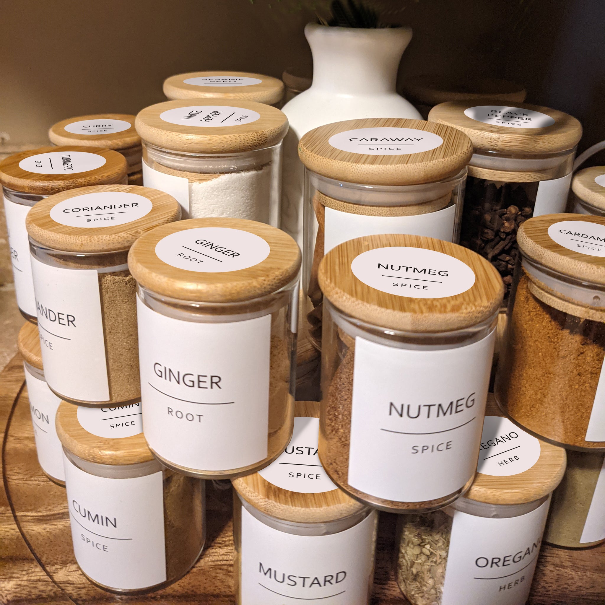 Dekluttr STRONGR™ 144 Spices Labels